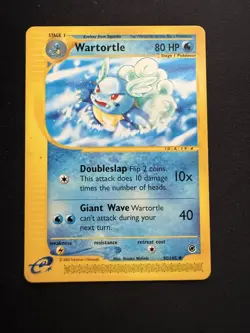 WARTORTLE 92/165 EXPEDITION BASE SET NM/M POKEMON - Image 1