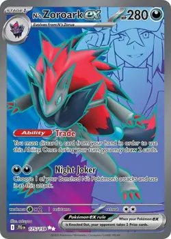 N's Zoroark EX 175/159 Journey Together - POKEMON TCG-NM/M - Image 1