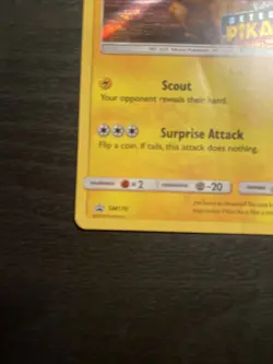 Pokemon 2019 Sun & Moon Promo Card Detective Pikachu SM170 Stamped Holo Rare - Image 5