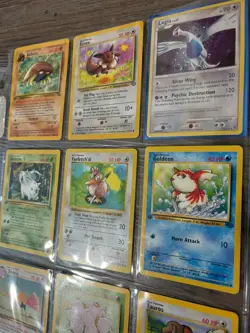 9 pokemon card lot vintage, some first edition NM/LP (Jungle, Fossil) - Image 2