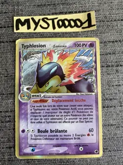 Carte Pokemon Typhlosion Especes Delta 12/101 Reverse Francais Occasion - Image 1