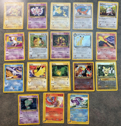 Pokemon Wizards Black Star Promo Partial Complete Set DMG Pikachu Mew Dragonite - Image 1