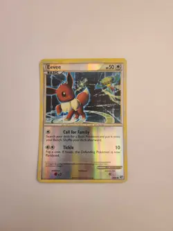 Pokemon TGC 2010 Eevee 48/90 HG&SS Undaunted Reverse Holo Card - Image 1