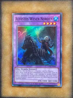 Yugioh Elder Entity Norden CT12-EN003 Super Rare Limited Edition GERMAN NM - Image 1