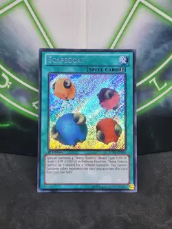 Yugioh Scapegoat LCJW-EN066 Secret Rare 1st Edition Euro NM - Image 1