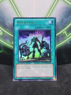 Yugioh A Hero Lives GENF-EN098 Ultra Rare 1st Edition NM - Image 1