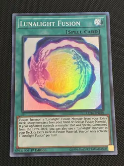 Yugioh! | Lunalight Fusion (SR) LED4-EN048 Super Rare 1st Edition NM - Image 1
