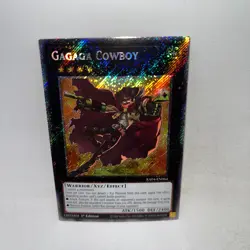 Gagaga Cowboy (Platinum Secret Rare) RA04-EN064 Quarter Century Stampede Yugioh - Image 1