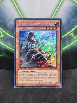 Yugioh Noble Knight Drystan JOTL-EN084 Secret Rare 1st Edition NM Euro - Image 1