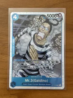 Mr.3 (Galdino) - Super Rare One Piece Card OP16-056 SR - Image 1
