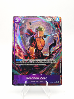 Bandai Roronoa Zoro OP09-076 Alternate Art Foil Rare Premium Booster Vol.2 - Image 1