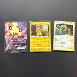 Pokemon SWSH Promo Card Lot 3 Cards Gift Pikachu / Cosmos Holo Rayquaza /Morpeko - Image 1