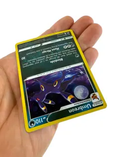 LOT of (2) 2021 Pokemon TCG “Umbreon” SWSH129 Black Star Promo Holo Cards - Image 4