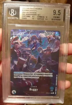 One Piece Buggy OP09-042 BGS 9.5 2nd Anniversary Promo - Image 1
