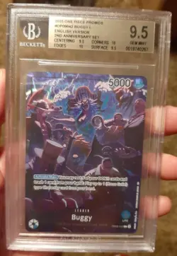 One Piece Buggy OP09-042 BGS 9.5 2nd Anniversary Promo - Image 3
