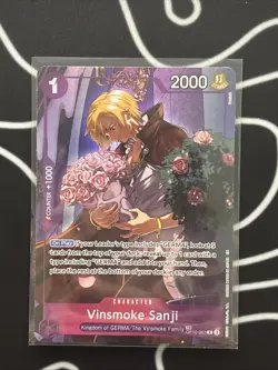 2025 One Piece Legacy of the Master Vinsmoke Sanji Treasure Rare #OP10-063 - Image 1