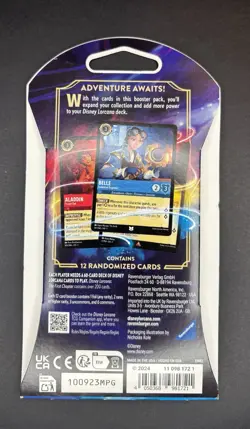 Disney Lorcana TCG The First Chapter Booster Blister Sealed (1) One Blister Pack - Image 2