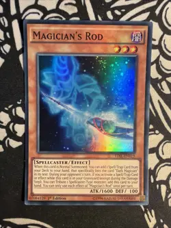Yu-Gi-Oh! Magician’s Rod Super Rare TDIL-EN019 English - Image 1
