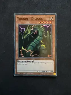 Yu-Gi-Oh Thunder Dragon HISU-EN046 Super Rare 1st Edition - Image 1