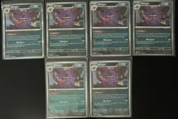 Pokemon TCG Lot Of 6 Gengar 50/88 Perfect Order Rare Holo & Reverse - Image 1