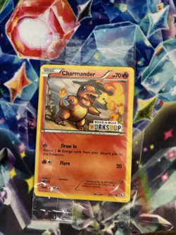 Pokemon TCG Build A Bear Exclusive Charmander Trading Card 2013 Promo Sealed - Image 1