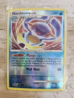 2009 Pokemon Supreme Victors Marshtomp #67/147 Reverse Holo Uncommon Card - Image 1