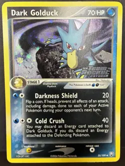 Dark Golduck 35/109 Team Rocket Returns 2004 Pokemon TCG Card Rare HOLO MP - Image 2