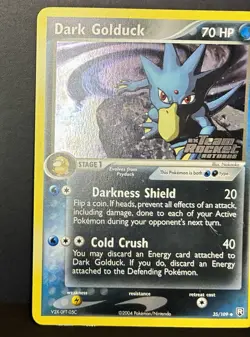 Dark Golduck 35/109 Team Rocket Returns 2004 Pokemon TCG Card Rare HOLO MP - Image 4