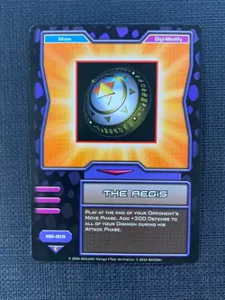 MD-019 The Aegis Digimon Card CCG 2004 Bandai Eternal Courage - Image 1