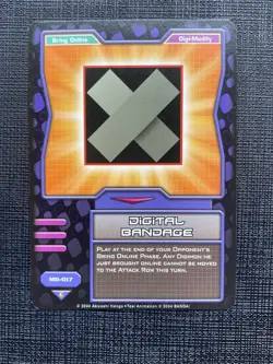 MD-017 Digital Bandage Digimon Card CCG 2004 Bandai Eternal Courage - Image 1