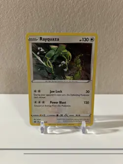 Pokemon SWSH: Sword & Shield Promo Cards Rayquaza SWSH029 Cosmos Holo English NM - Image 1