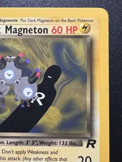 1st Edition Dark Magneton 28/82 Team Rocket WoTC Pokemon Card Rare Near Mint - Image 4