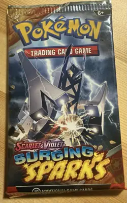 Pokemon TCG Scarlet & Violet—Surging Sparks Booster Pack 1 Pack (10 Cards) - Image 3