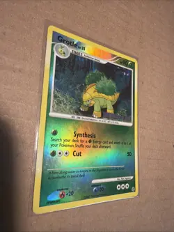 Pokemon TCG Grotle Card 49/130 Reverse Holo Stamped Diamond & Pearl - Image 3