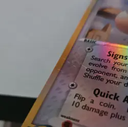 Pokemon TCG Eevee Sandstorm Reverse Holo 63/100 2003 MP Rare Pokemon Card - Image 4