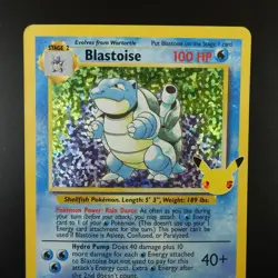 Blastoise 2/102 Pokemon Celebrations Classic Collection Holo Card - Image 2