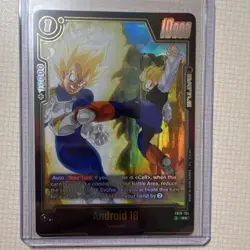 Bandai Dragon Ball Super Card Game Android 18 FB10-104 Rare Foil Battle EN - Image 1