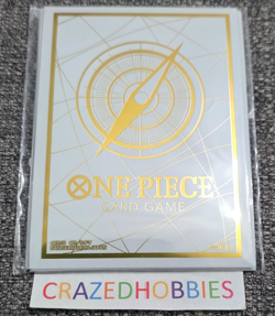 One Piece Card Game Bandai Regional Event GOLD Promo DON Sleeves! NEW! SEALED! - Image 1