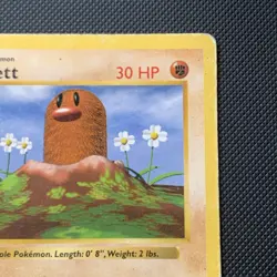 Pokemon DIGLETT Base Set Shadowless 1st Edition Common Card 047/102 Vintage 1999 - Image 3