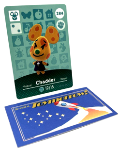 Animal Crossing Nintendo Amiibo - CHADDER #284 - Series 3 Authentic Card - Image 1