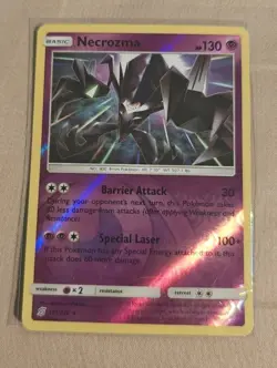 Pokemon TCG Necrozma 101/236 Sm-Unified Minds Reverse Holo LP/MP Card - Image 1