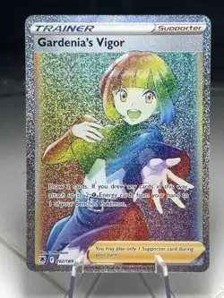 Gardenia’s Vigor 202/189 - Rainbow Rare - NM - Pokemon Card TCG - Image 1