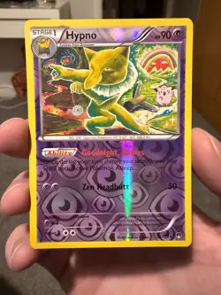 Pokemon XY Breakpoint Hypno Reverse Holo Card 51/122 2015 Tomokazu Komiya Rare - Image 1