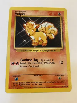 VULPIX - 68/102 - Base Set - Pokemon Card - Unlimited - 1999 - NM - Image 1