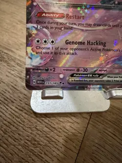 Pokemon TCG Mew EX 151/165 Scarlet & Violet Holo Double Rare Card NM Condition - Image 2