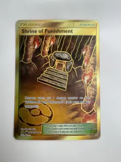 Pokemon TCG Shrine of Punishment Hidden Fates SV90/SV94 Holo Secret Rare - Image 1