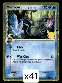 41x Mimikyu (Delta Species) SWSH136 Celebrations Promo Pokemon NM - Image 1