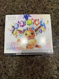Prismatic Evolutions Pokemon Center Elite Trainer Box ETB - New Sealed - Image 1