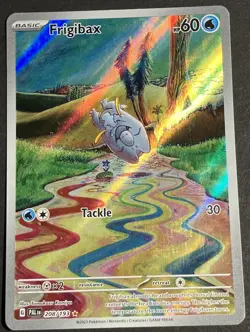 Pokemon Frigibax 208/193 Illustration Rare Holo SV02 Paldea Evolved EN LP - Image 1