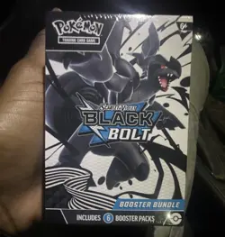 Pokemon TCG Scarlet & Violet—Black Bolt Booster Bundle Box 6 Packs Zekrom 2025 - Image 1